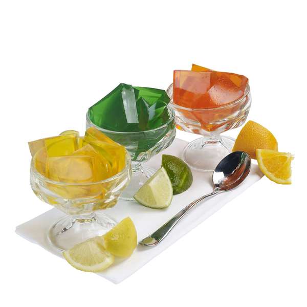 Chefs Companion Assorted Citrus 4 Lemon 4 Lime And 4 Orange Gelatin 24 oz., PK12 53628